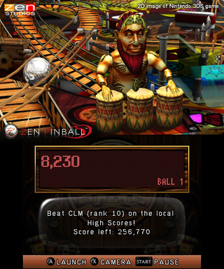 Illustration for article titled Zen Pinball 3D Coming to 3DS via Nintendo eShop This Fall